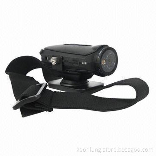 Wearable Sports Camera with 1,080P Full HD, 3.7V, 1,000mAh Battery